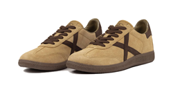 BARRU 180 IN CAMOSCIO BEIGE E MARRONE